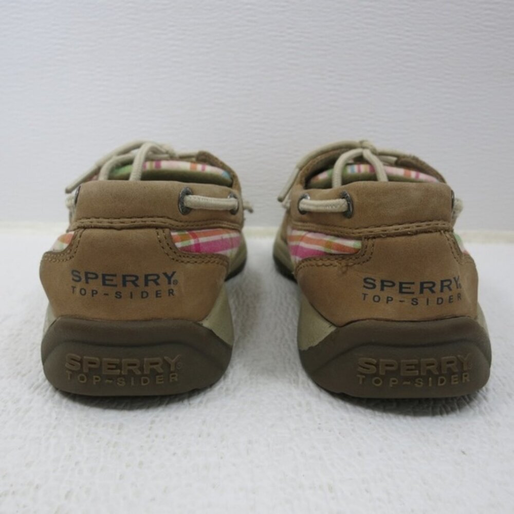 Sperry Top -Sider Intrepid Nubuck Leather and Cloth Uppers Deck Shoes 4.5 - Picture 3 of 6